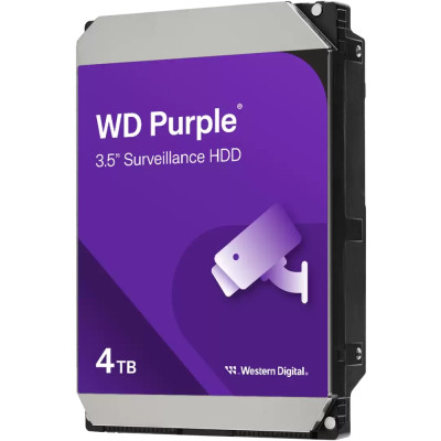 HDD 4TB, 5400rpm, WD Purple, 128M, SATA III (WD44PURZ)