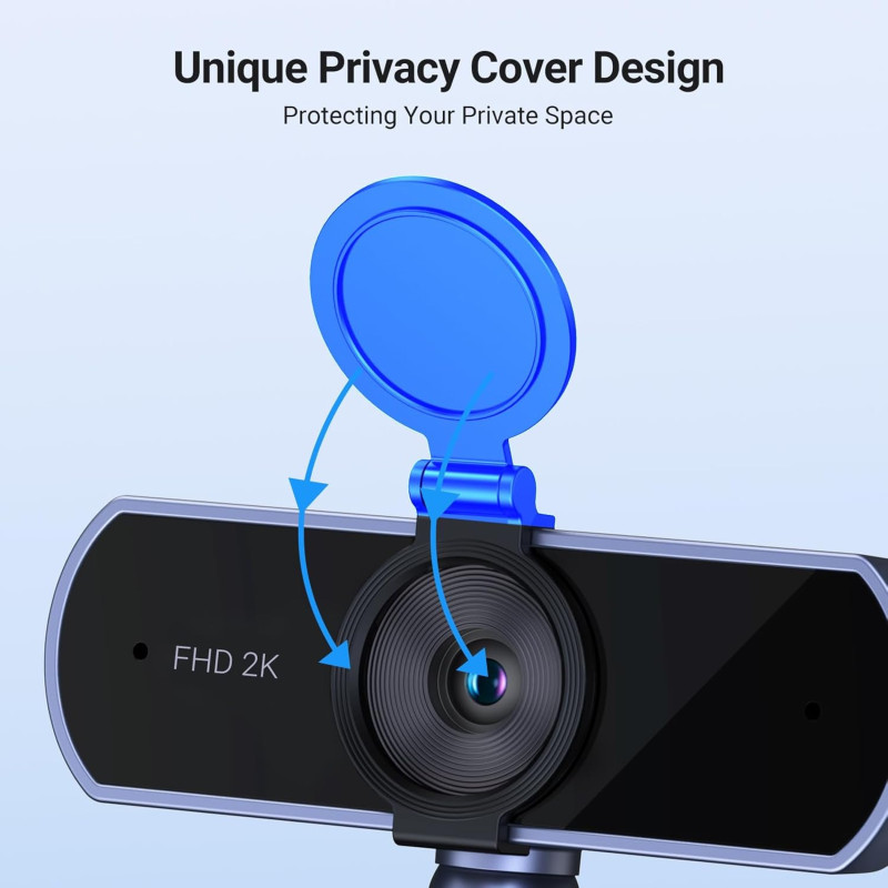 Веб-камера Ugreen CM717 2K webcam USB-A