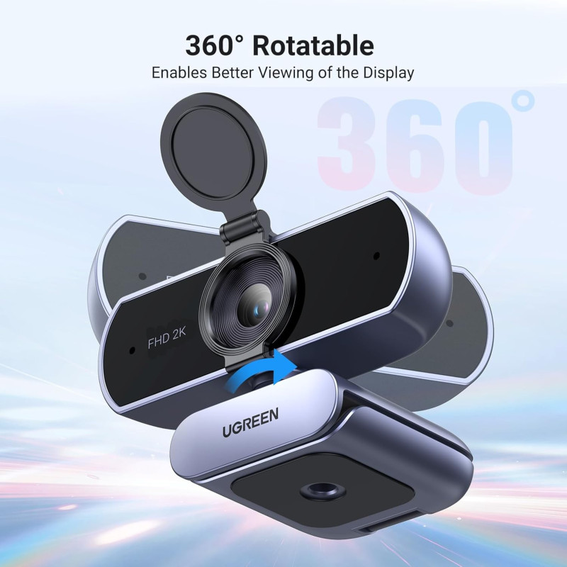 Веб-камера Ugreen CM717 2K webcam USB-A