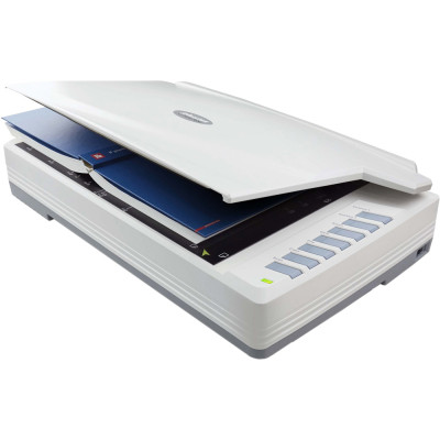 Сканер А3 Plustek OpticPro A320E (800x800 dpi, 48 bit, 7,7 стор/хв, планшетний, сірий)