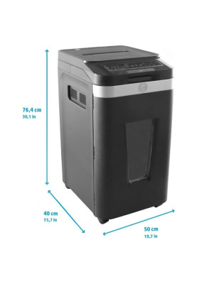 Знищувач документів HP Pro Shred Auto 400CC, A4, 80g х 10 л.,4*12, 53л., P-4