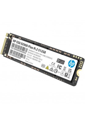 SSD 512GB HP EX900 Plus M.2 2280 PCI Ex Gen3 x4 3D NAND, Retail