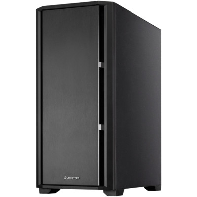 Корпус Chieftec Pro Midi TG AS-02B-TG-OP ATX, без БЖ, Black