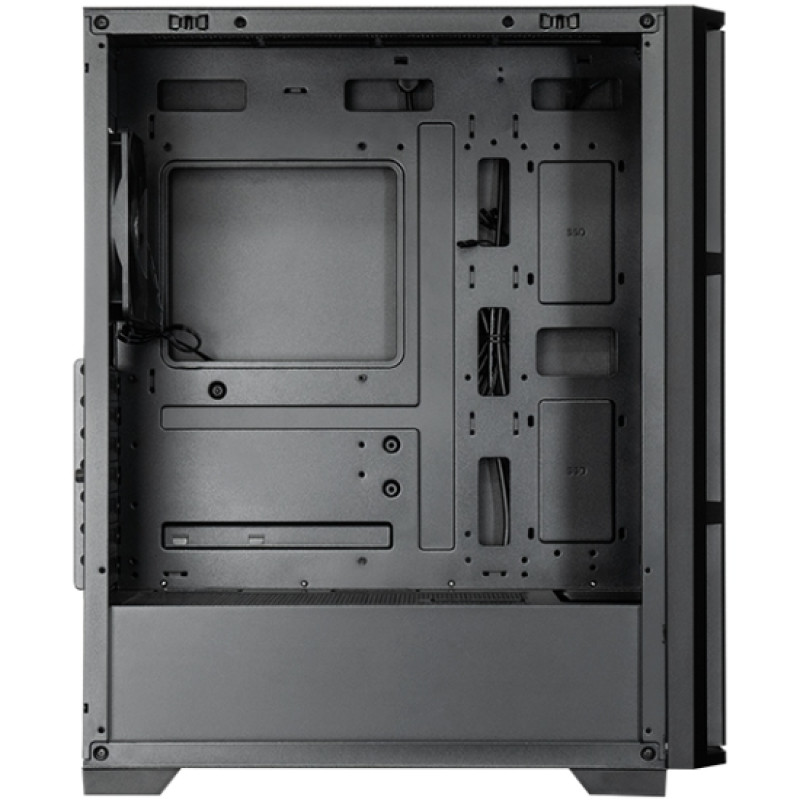 Корпус Chieftec Pro Midi TG AS-02B-TG-OP ATX, без БЖ, Black
