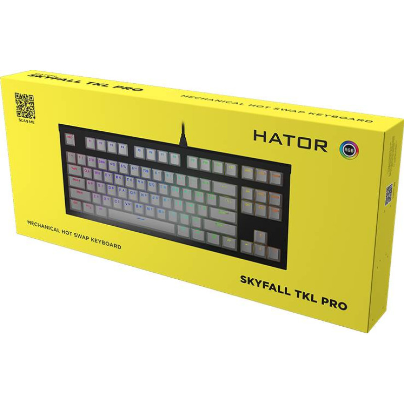 Клавіатура Hator Skyfall TKL Pro Black