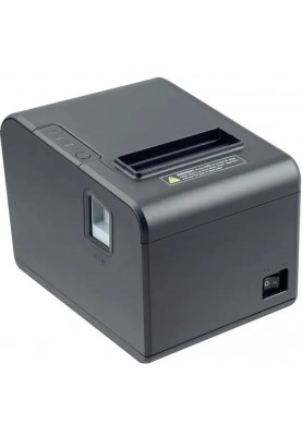 Друкарка чеків Xprinter XP-Q804S (термодрук, 260мм/с, стрічка 80мм, USB+Serial+Lan,авторізак,чорний)