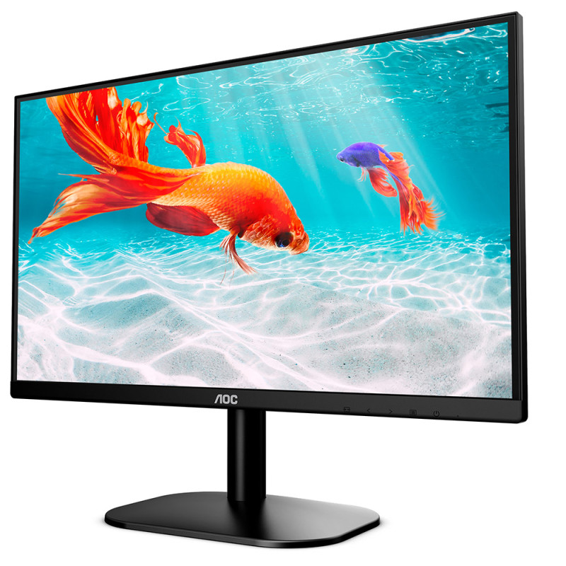 Монітор TFT 21.5" AOC 22B2QAM, VA, 75Hz, HDMI, D-Sub, DP, колонки, чорний