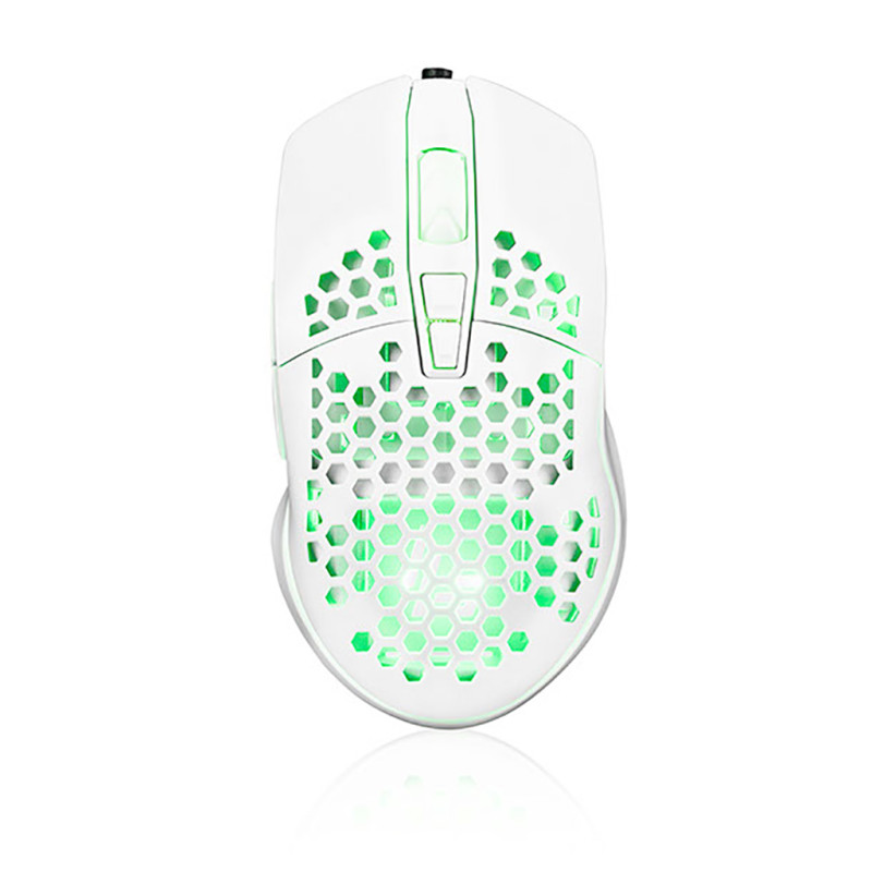 Мишка  LogicConcept Starr One Light 6400dpi, 7кн., RGB, біла