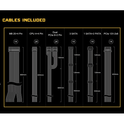 БЖ 850W ASRock Challenger CL-850G 120mm, 80+ Gold, Retail