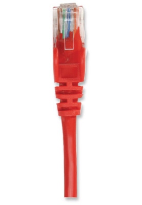 Патчкорд UTP Cat.5e ( 5м червоний ), Intellinet, Біметал, ССА