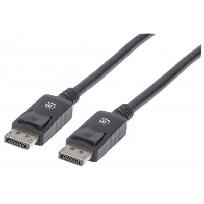 Кабель DisplayPort M-M, 2.0м, v1.2, 4K 60Hz, Manhattan
