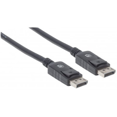 Кабель DisplayPort M-M, 2.0м, v1.2, 4K 60Hz, Manhattan