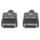 Кабель DisplayPort M-M, 2.0м, v1.2, 4K 60Hz, Manhattan