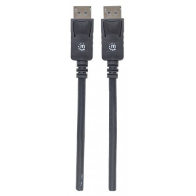 Кабель DisplayPort M-M, 2.0м, v1.2, 4K 60Hz, Manhattan