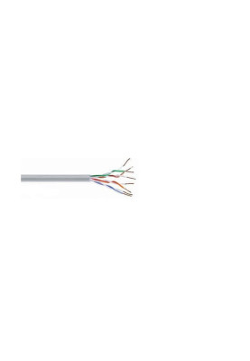 Кабель UTP Cat-5e Fibrain PVC (пометрово), сірий