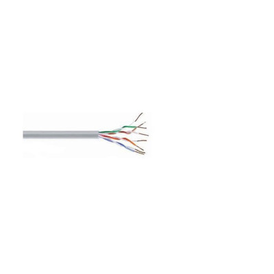 Кабель UTP Cat-5e Fibrain PVC (пометрово), сірий