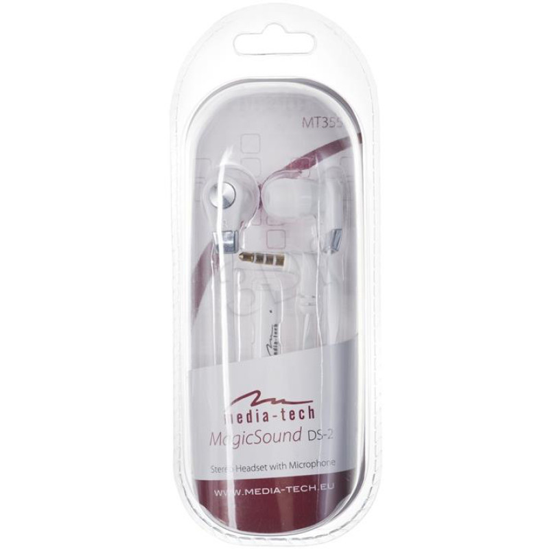 Гарнітура  Media-Tech MAGICSOUND DS-2, 3,5 мм, White