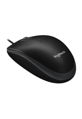 Мишка Logitech B100, 3кн., 800 dpi, чорна