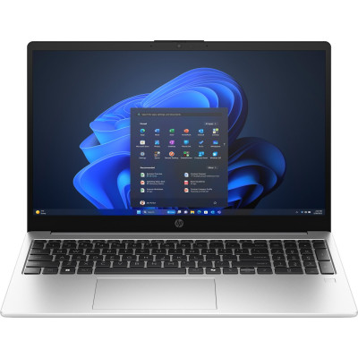 Ноутбук HP 255R G10 15.6" FHD IPS, 300n/Ryzen 5-7535U (4.5)/16Gb/SSD512Gb/Radeon/DOS/3y.w/Сріблястий (AD1U9ET)