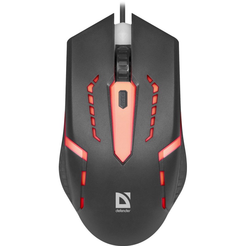 Мишка Defender Flash MB-600L, 4 кн. 1200 dpi, 7 кол. підсвітки