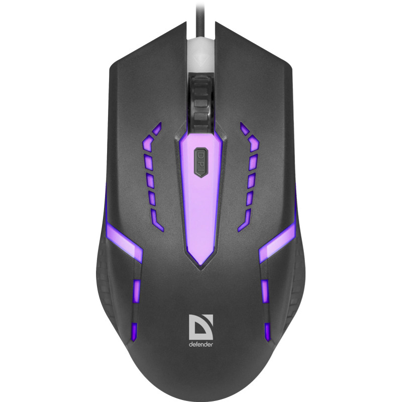 Мишка Defender Flash MB-600L, 4 кн. 1200 dpi, 7 кол. підсвітки