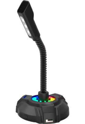 Мікрофон настільний HP DHP-1100C RGB backlit 3.5мм+USB