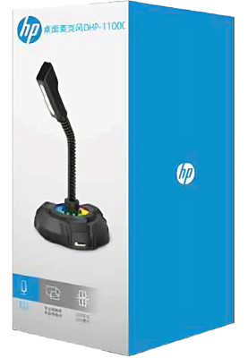 Мікрофон настільний HP DHP-1100C RGB backlit 3.5мм+USB
