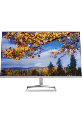 TFT 27" HP M27f, IPS, 75Hz, VGA, 2xHDMI, чорно-сріблястий