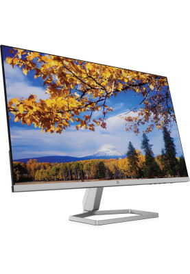 TFT 27" HP M27f, IPS, 75Hz, VGA, 2xHDMI, чорно-сріблястий