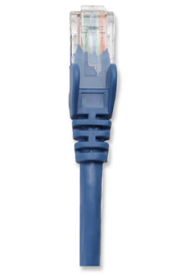 Патчкорд UTP Cat.5e ( 5м синій ), Intellinet, Біметал, ССА