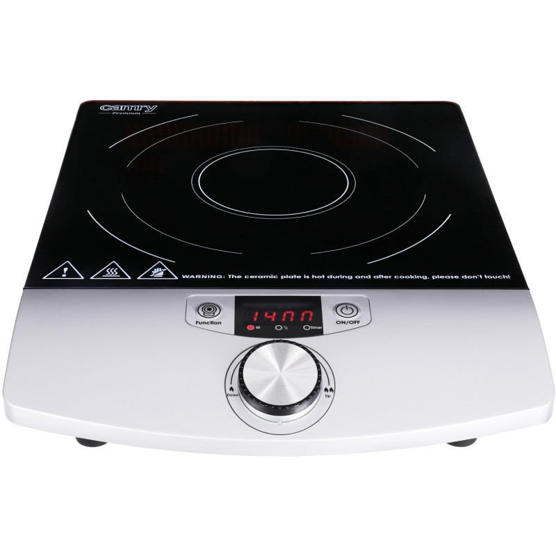 Плита настільна Camry CR 6515 індукційна/ конфорок:1/ 20-2000Вт/ 60°-240° С/ склокераміка