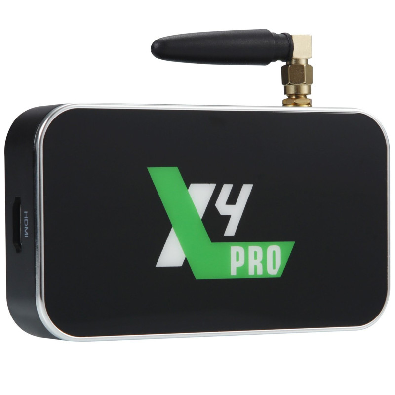 TV Медіаплеєр Ugoos X4 PRO 4/32Gb/Amlogic S905X4/Android 11/WiFi/BT/Miracast/AV/IR RC/змінна антена