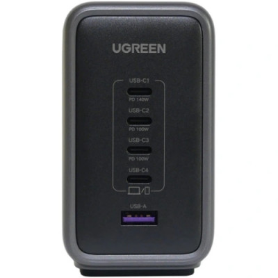 Зарядний пристрій 5xUSB 300W 5xUSB (4хUSB-C + USB-A) Nexode Desktop Fast Charger, Cable CD333 Ugreen