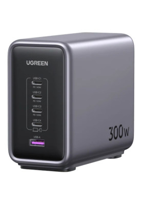 Зарядний пристрій 5xUSB 300W Nexode (5хUSB-C) CD333 Ugreen
