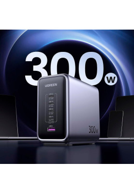 Зарядний пристрій 5xUSB 300W Nexode (5хUSB-C) CD333 Ugreen