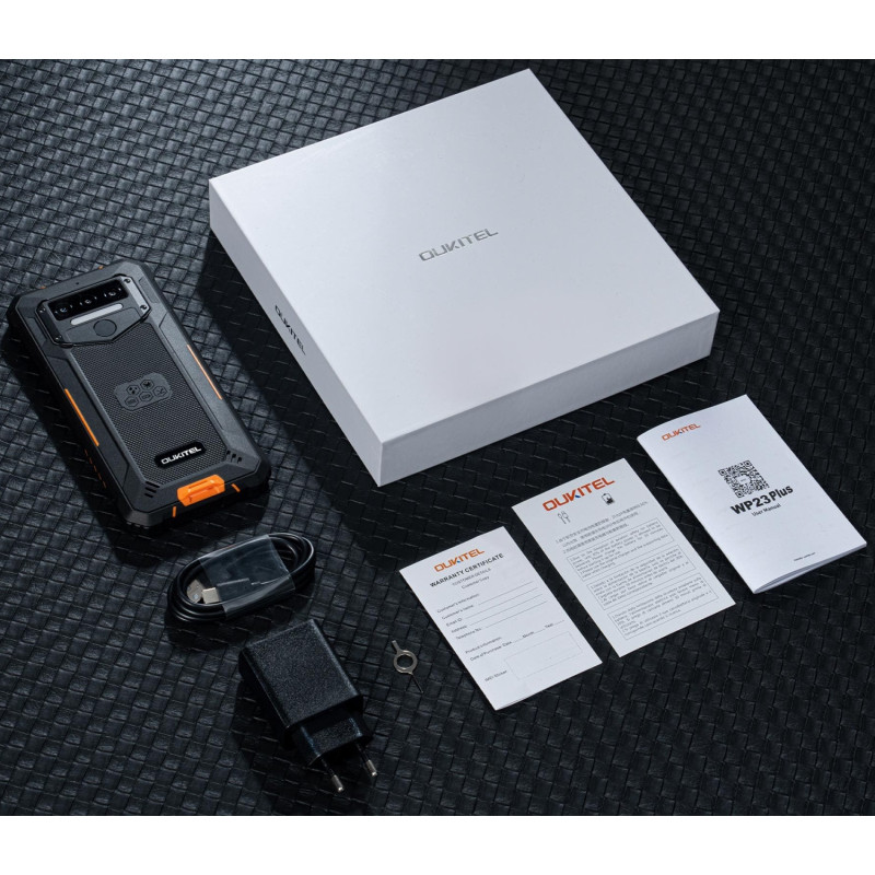 Смартфон Oukitel WP23 Plus 6.52"HD+ /8GB/256GB / T606 /10600mAh /13+5Мп/ IP69K /NFC Black