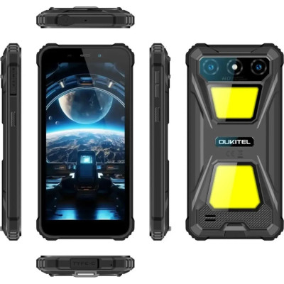 Смартфон Oukitel G5 6" HD+ /4GB/256GB T310 /6300mAh /Ліхтар/13+5Мп/ IP69K/Black Смартфон Oukitel G5 6" HD+ /4GB/256GB T310 /6300mAh /Ліхтар/13+5Мп/ IP69K/Black