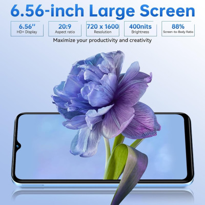 Смартфон Oukitel C36 6.56` HD /8GB/256GB/ T606 /5150mAh/ 13+5Мп / Black