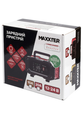 Зарядний пристрій Maxxter MX-CHR-1224V20P, для АКБ 12-24В, 20А
