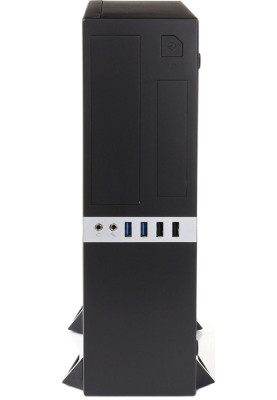 Корпус Casecom S-503 400W-80mm 2xUSB3.0+2xUSB2.0 SFF mATX, Black