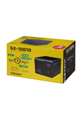 Стабілізатор напруги Gemix GMX-1001D, 700Вт, релейний, стрілочний