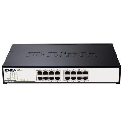 Комутатор D-Link DGS-1016D 16xGE, Некерований