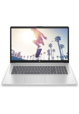Ноутбук HP 17-cn4017ua 17.3" FHD IPS, 300n/Core 7-150U (5.4)/16Gb/SSD512Gb/Intel Graphics/DOS/Сріблястий (A0NF5EA)