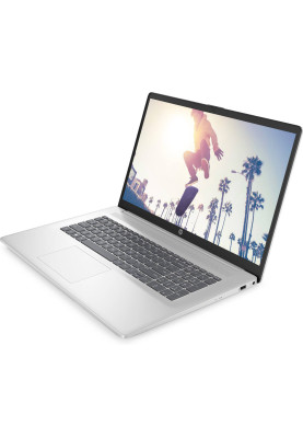 Ноутбук HP 17-cn4017ua 17.3" FHD IPS, 300n/Core 7-150U (5.4)/16Gb/SSD512Gb/Intel Graphics/DOS/Сріблястий (A0NF5EA)