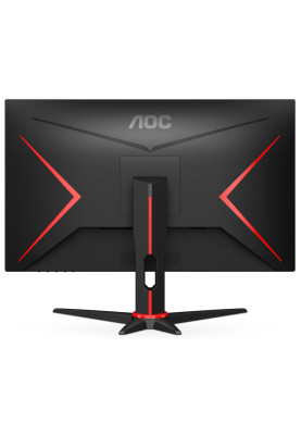 TFT 27" AOC Q27G2E/BK, QHD, VA, 155Гц, 1 мс, 2х HDMI, DP, чорний з червоним