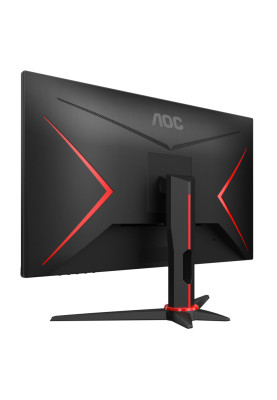 TFT 27" AOC Q27G2E/BK, QHD, VA, 155Гц, 1 мс, 2х HDMI, DP, чорний з червоним