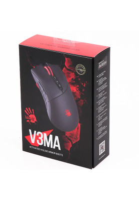 Мишка A4-Tech Bloody V3 MA, Activated, Bloody, ігрова, 3200dpi., 8кн