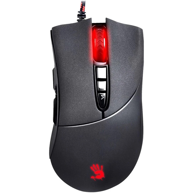 Мишка A4-Tech Bloody V3 MA, Activated, Bloody, ігрова, 3200dpi., 8кн