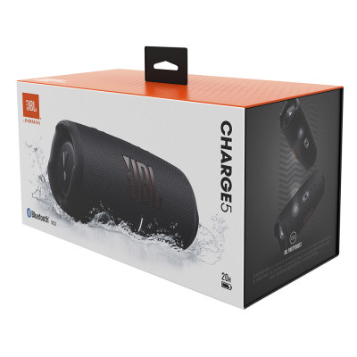 Акустична система JBL Charge 5 Black JBLCHARGE5BLK