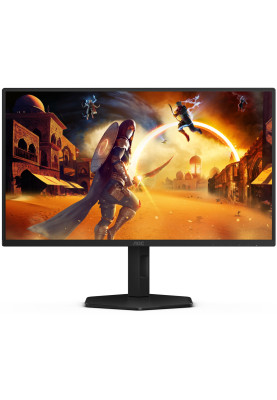TFT 24.5" AOC 25G4SXU, Fast IPS, 300 Гц, 2xHDMI, DP, HAS, Pivot, чорно-сірий